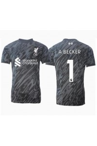 Liverpool Alisson Becker #1 Doelman Voetbaltruitje Thuis tenue 2024-25 Korte Mouw